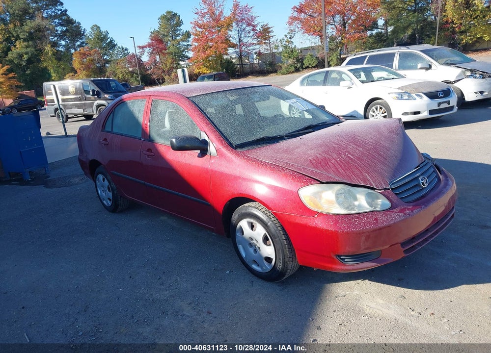 2003 TOYOTA COROLLA CE VIN: 1NXBR32E53Z084740