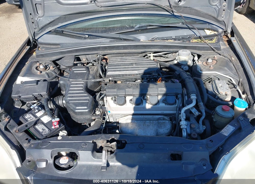 2001 HONDA CIVIC EX VIN: 2HGES26731H593545