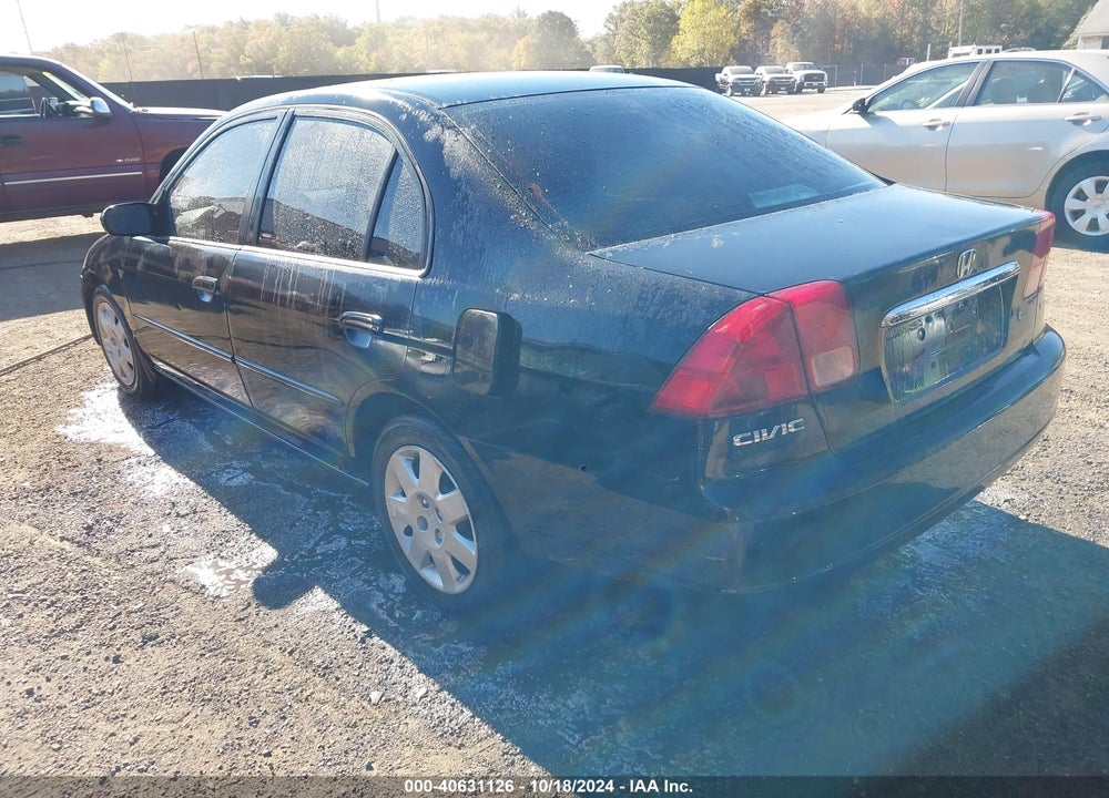 2001 HONDA CIVIC EX VIN: 2HGES26731H593545