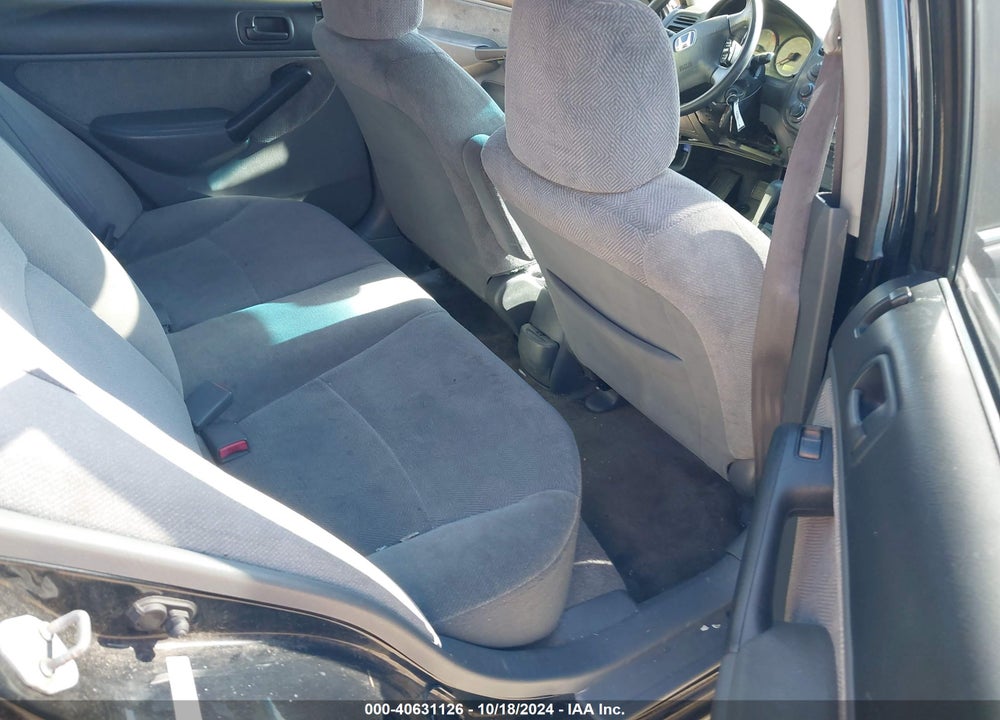2001 HONDA CIVIC EX VIN: 2HGES26731H593545