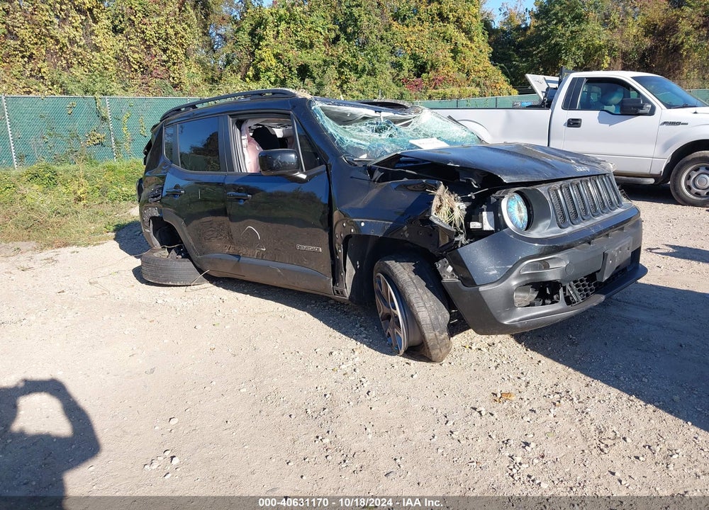 2016 JEEP RENEGADE LATITUDE VIN: ZACCJBBT2GPD57987