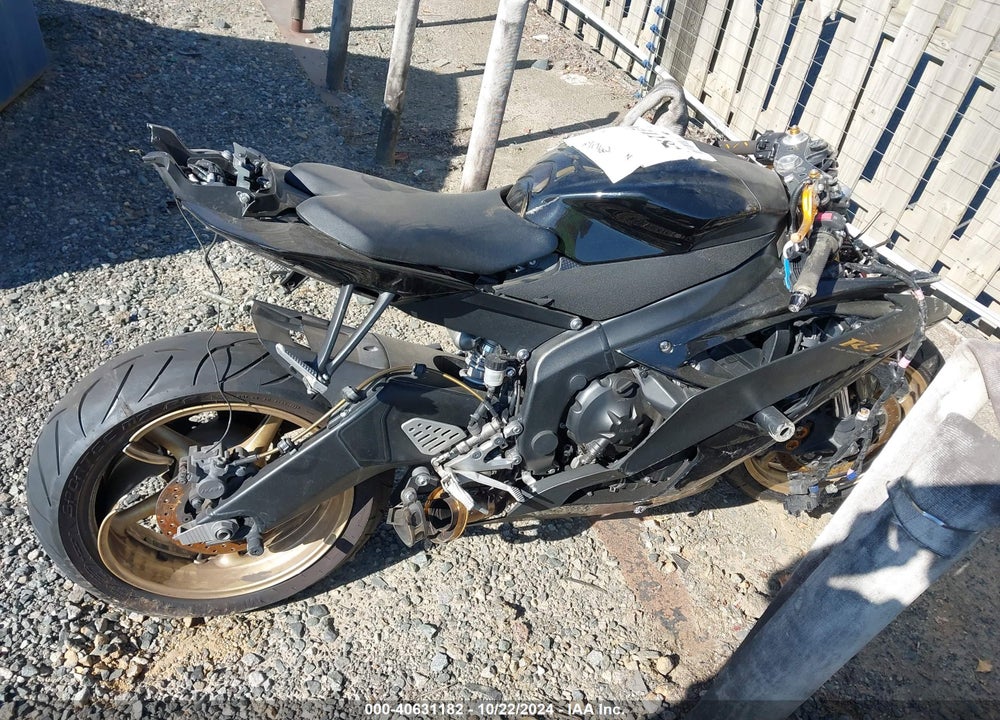 2009 YAMAHA YZFR6 C VIN: JYARJ16Y59A003924