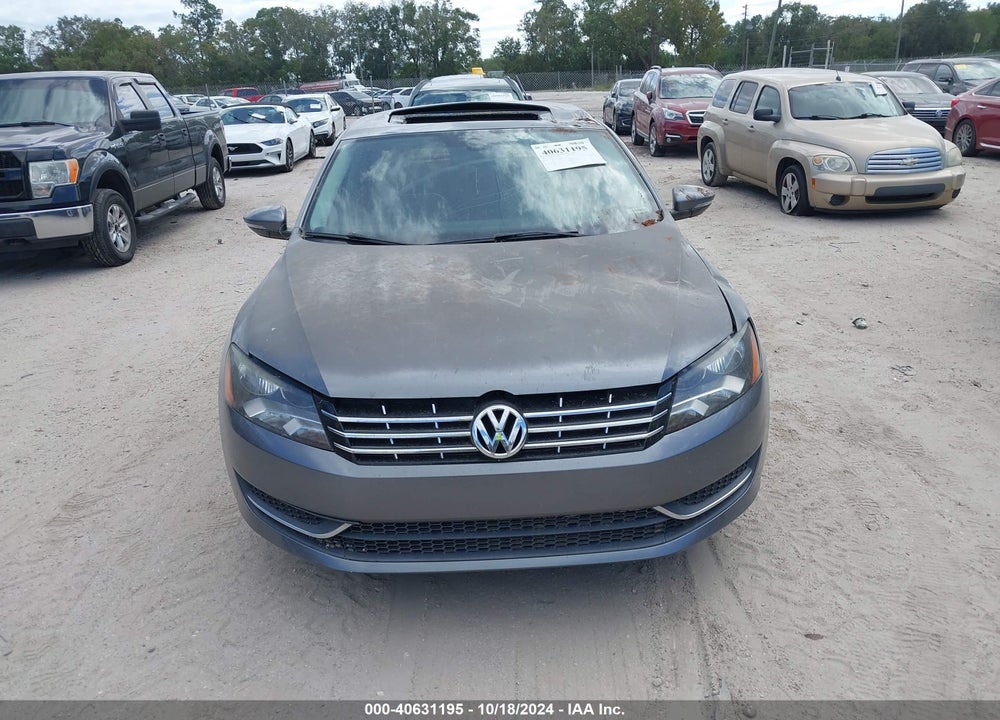 2012 VOLKSWAGEN PASSAT 2.5L SE VIN: 1VWBH7A39CC028026