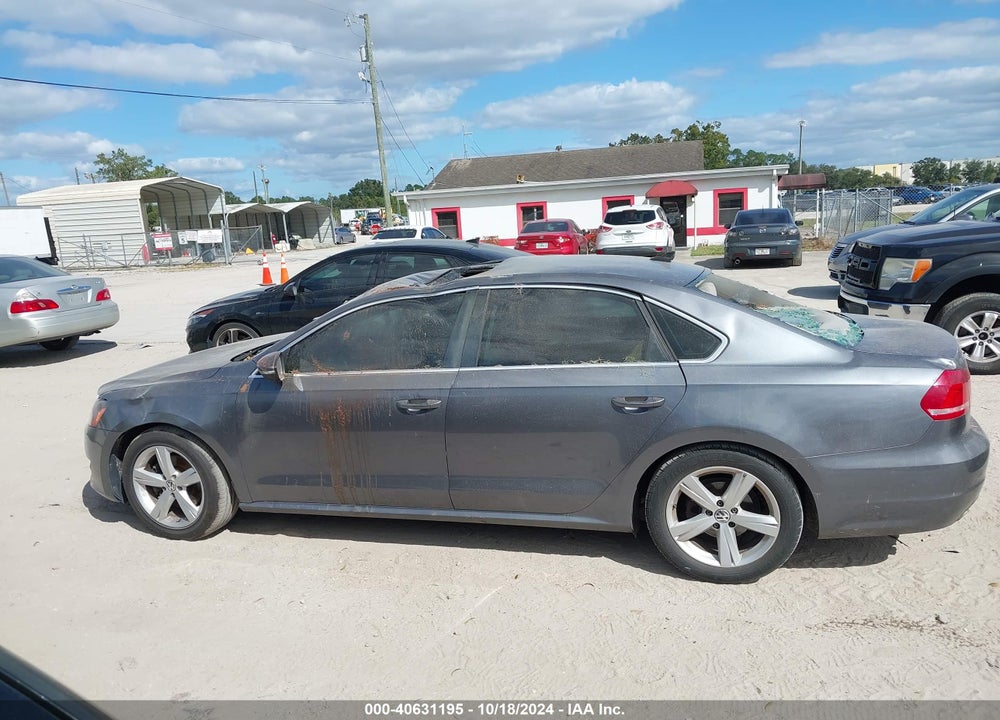 2012 VOLKSWAGEN PASSAT 2.5L SE VIN: 1VWBH7A39CC028026