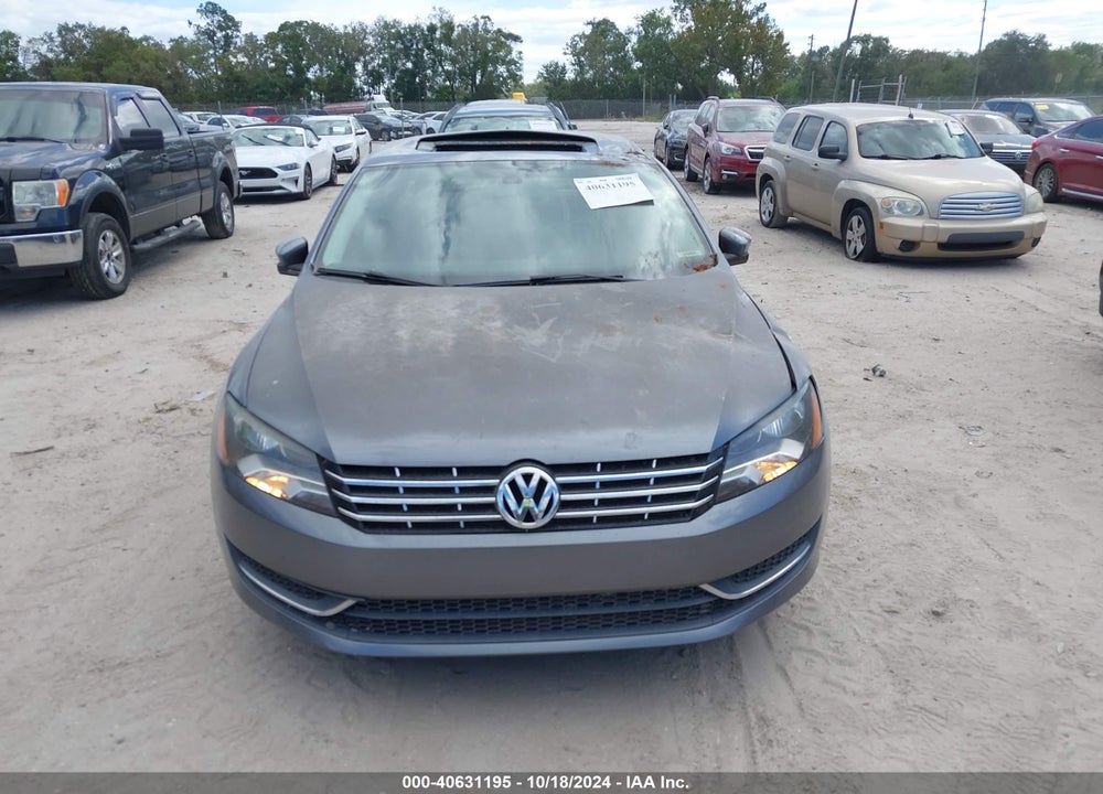 2012 VOLKSWAGEN PASSAT 2.5L SE VIN: 1VWBH7A39CC028026