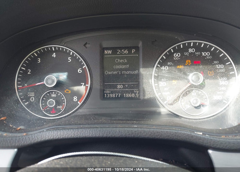 2012 VOLKSWAGEN PASSAT 2.5L SE VIN: 1VWBH7A39CC028026