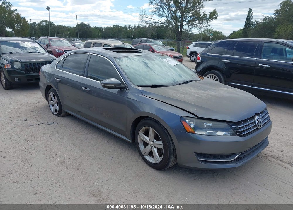2012 VOLKSWAGEN PASSAT 2.5L SE VIN: 1VWBH7A39CC028026