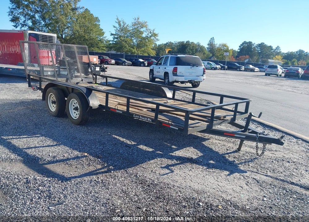 2018 CLAY'S TRAILER SALES FLATBED TRAILER VIN: 55JBL1621LT000412