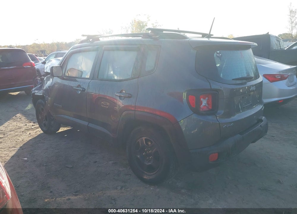 2016 JEEP RENEGADE SPORT VIN: ZACCJBAT3GPD83340