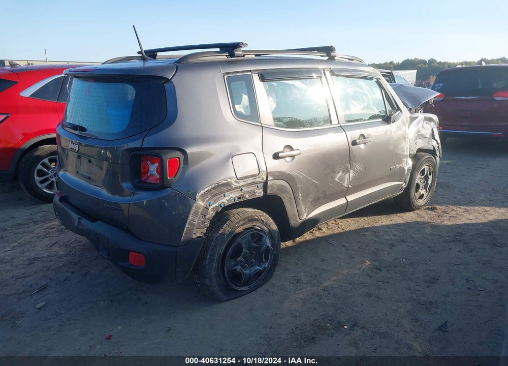 2016 JEEP RENEGADE SPORT VIN: ZACCJBAT3GPD83340