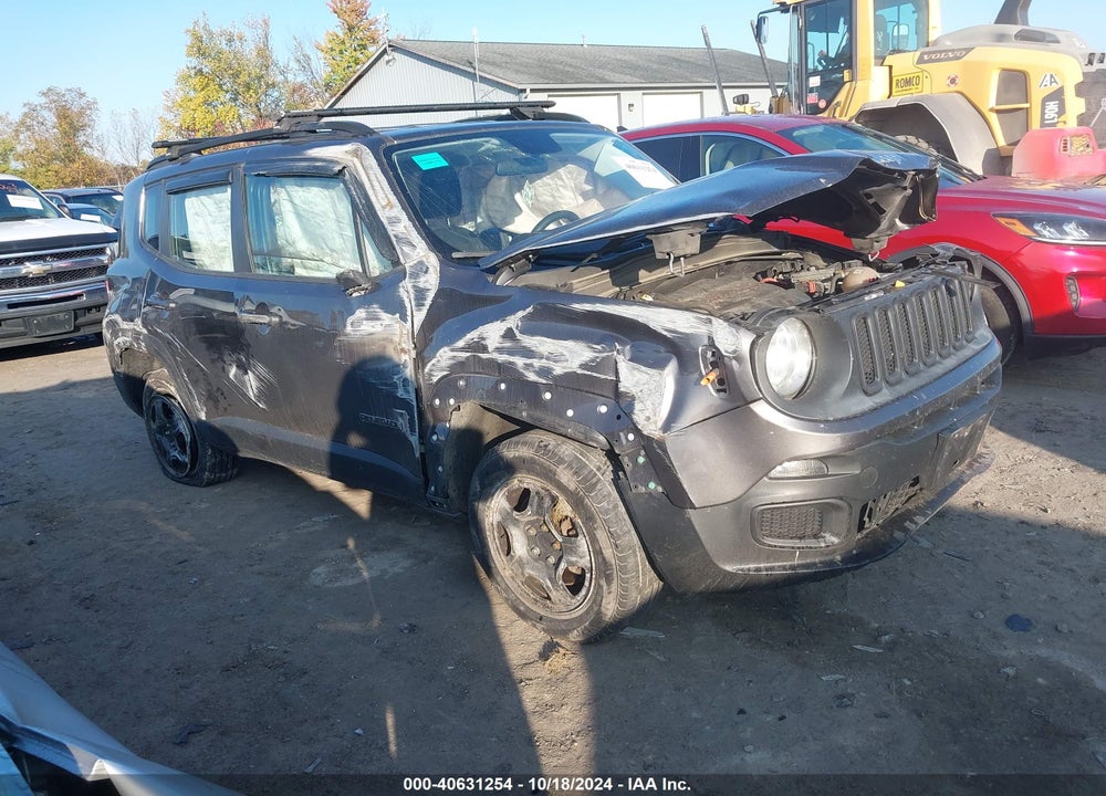 2016 JEEP RENEGADE SPORT VIN: ZACCJBAT3GPD83340