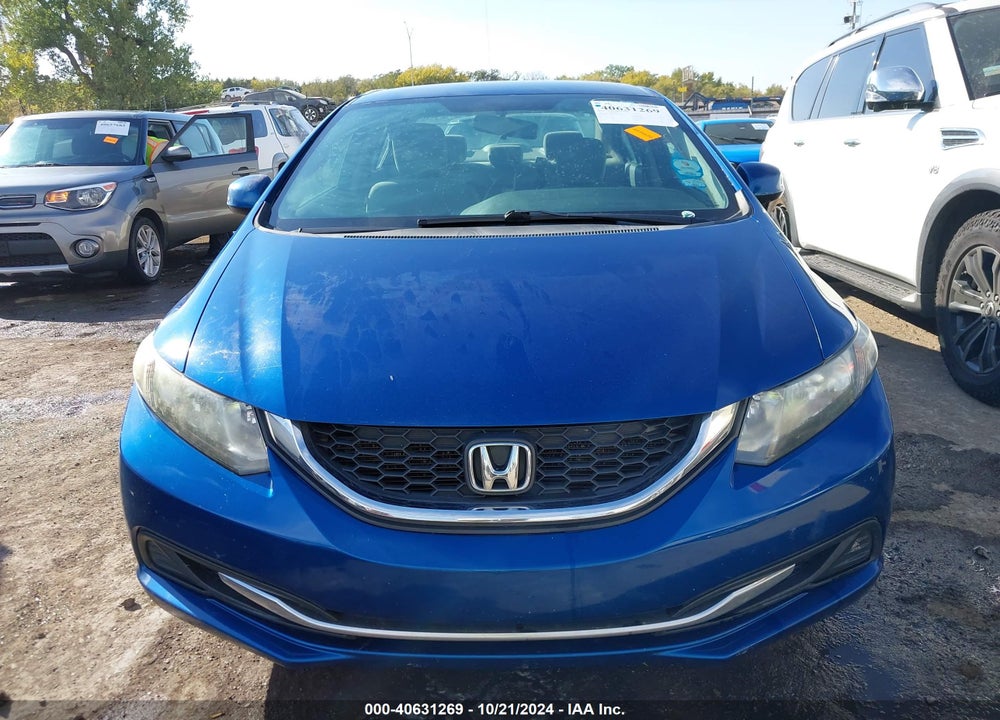 2013 HONDA CIVIC LX VIN: 19XFB2F5XDE245498