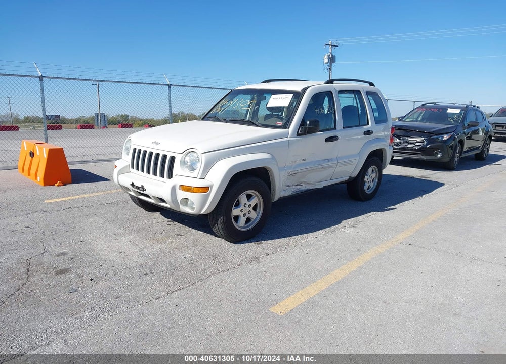 2002 JEEP LIBERTY LIMITED EDITION VIN: 1J4GK58K12W303195