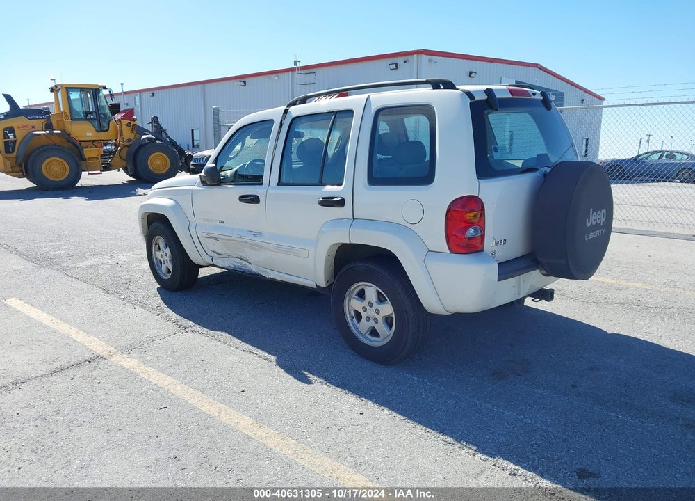 2002 JEEP LIBERTY LIMITED EDITION VIN: 1J4GK58K12W303195