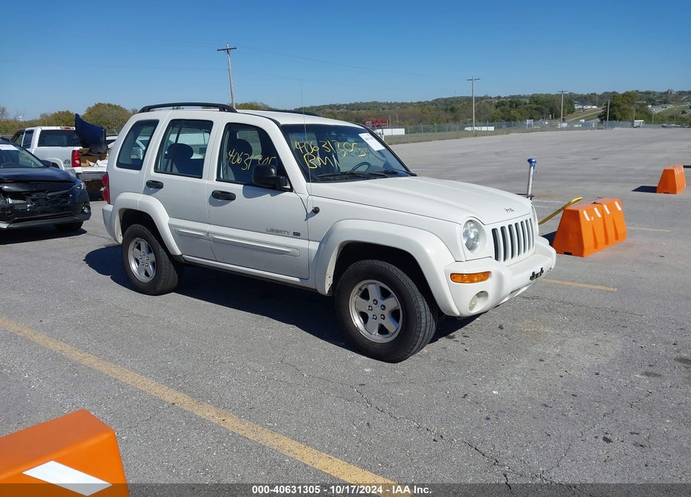 2002 JEEP LIBERTY LIMITED EDITION VIN: 1J4GK58K12W303195