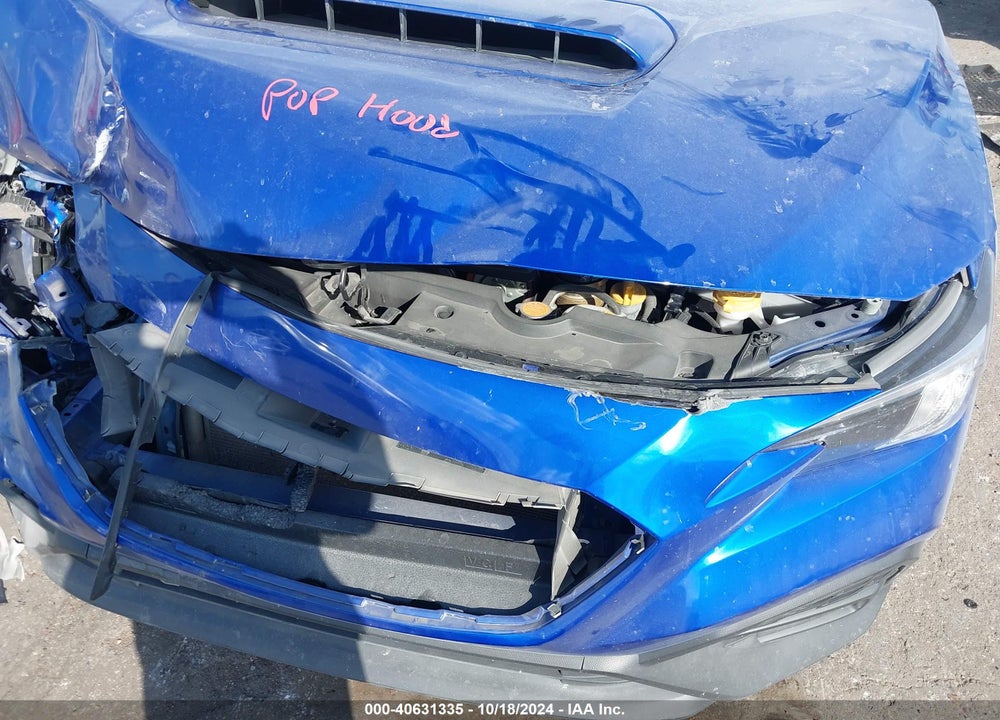 2022 SUBARU WRX PREMIUM VIN: JF1VBAF69N9017339