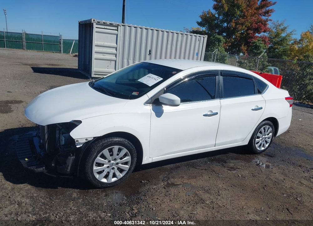 2015 NISSAN SENTRA S VIN: 3N1AB7AP6FY283640