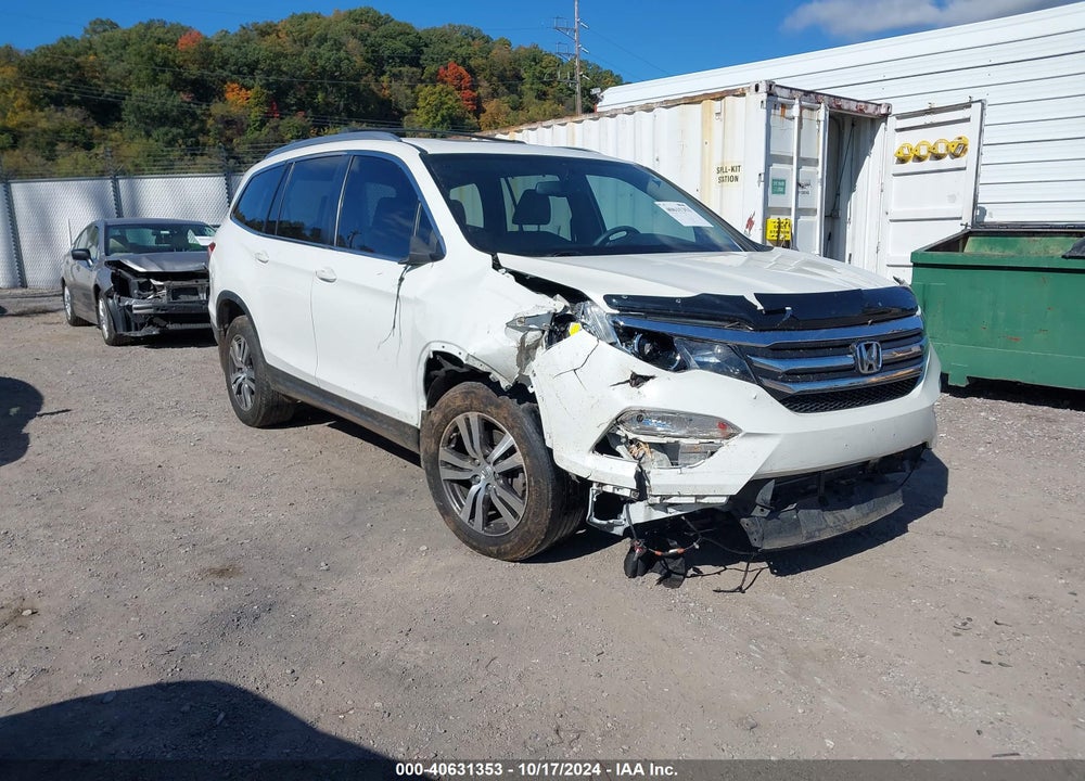 2016 HONDA PILOT EX-L VIN: 5FNYF6H87GB124504