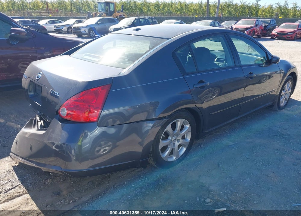 2008 NISSAN MAXIMA 3.5 SL VIN: 1N4BA41E18C826086
