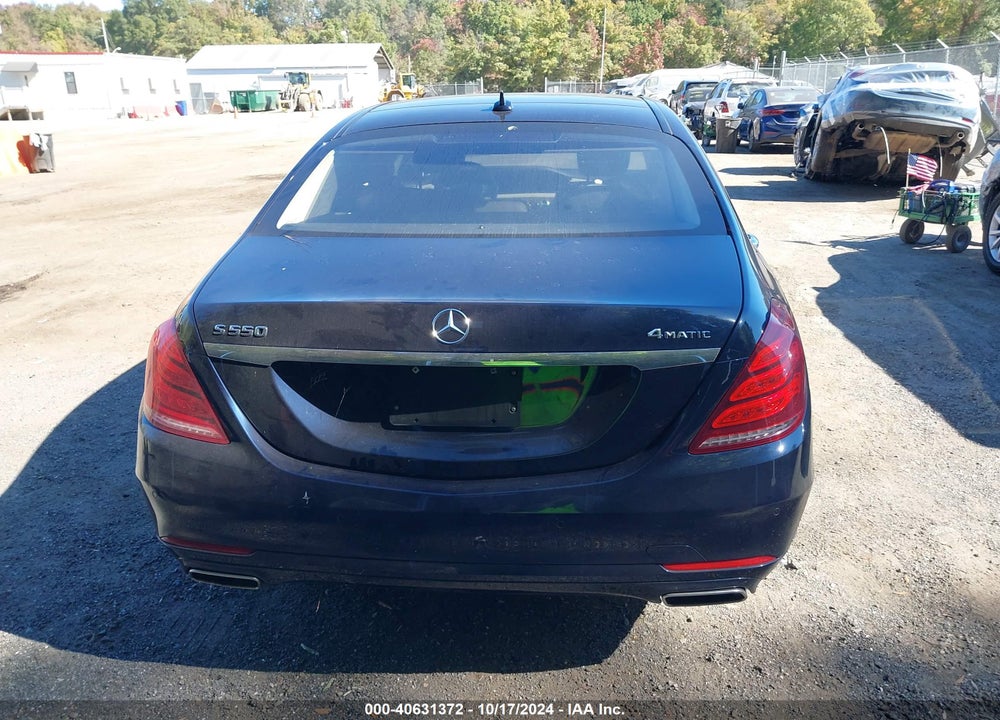 2015 MERCEDES-BENZ S 550 VIN: WDDUG8FB7FA181708