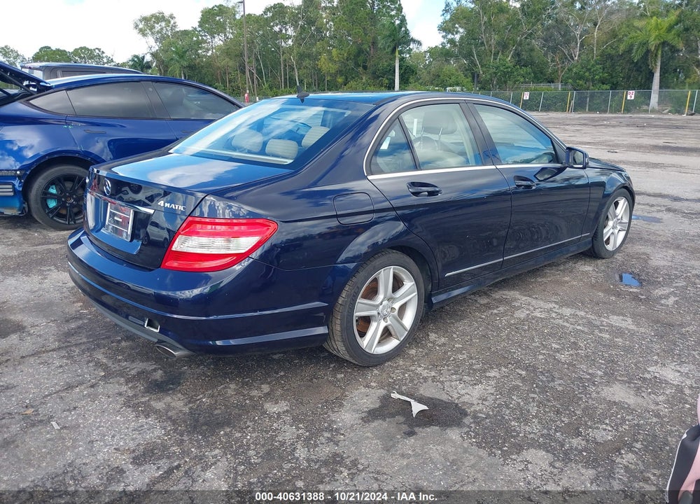 2011 MERCEDES-BENZ C 300 LUXURY 4MATIC/SPORT 4MATIC VIN: WDDGF8BB9BR145651