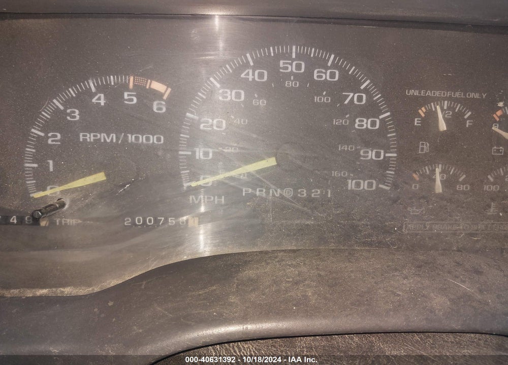 1996 GMC SIERRA C1500 VIN: 1GTEC14M1TZ531787