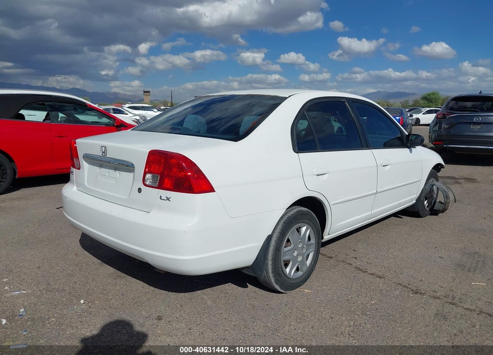 2003 HONDA CIVIC LX VIN: 1HGES16543L031085