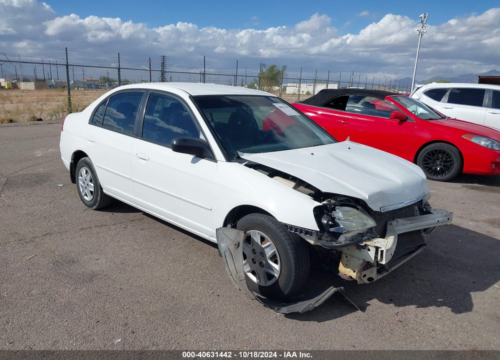 2003 HONDA CIVIC LX VIN: 1HGES16543L031085