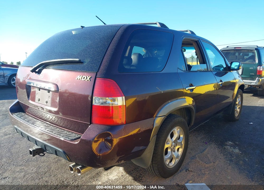 2001 ACURA MDX VIN: 2HNYD186X1H510496
