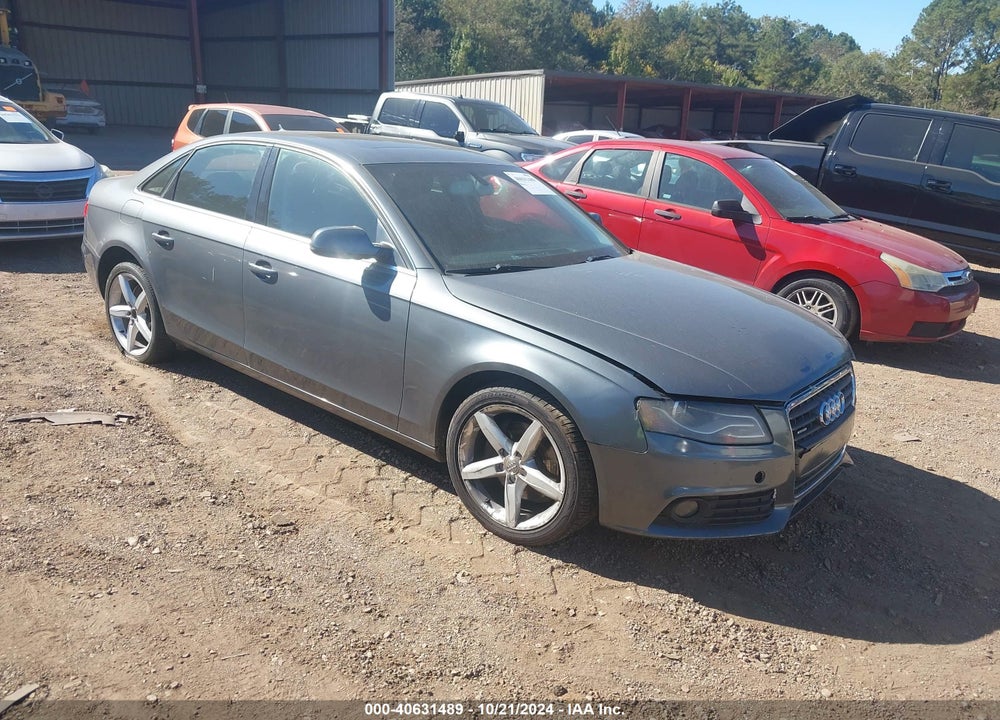 2012 AUDI A4 2.0T PREMIUM VIN: WAUBFAFL6CA115194