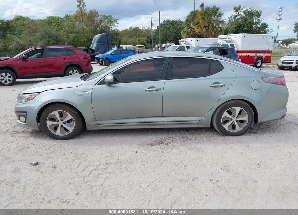2015 KIA OPTIMA HYBRID VIN: KNAGM4AD3F5081628
