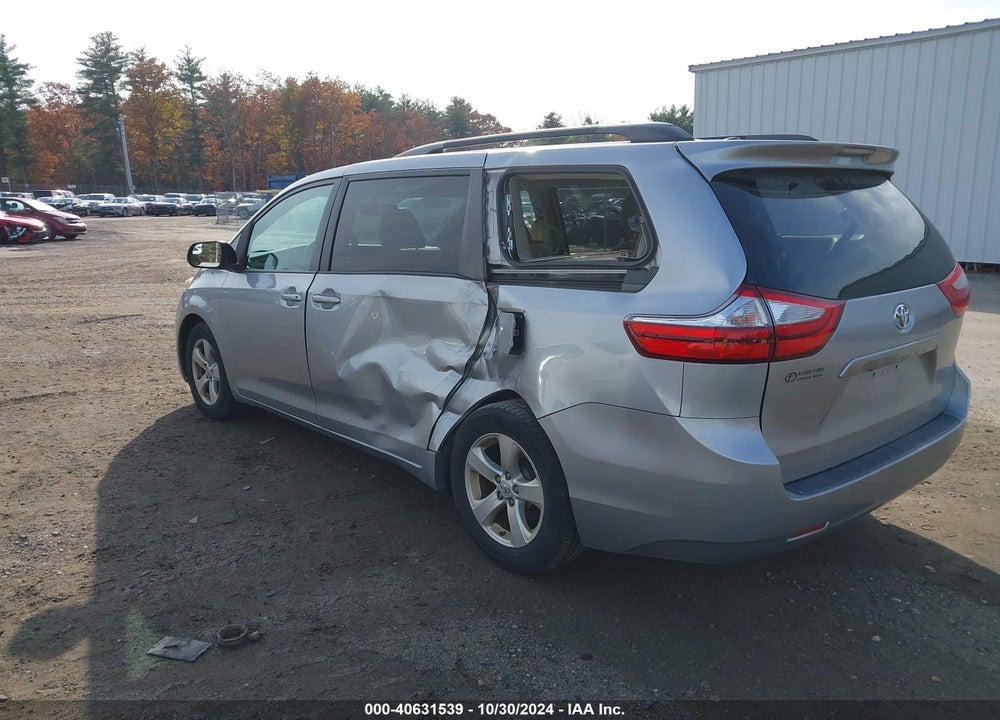 2015 TOYOTA SIENNA LE 8 PASSENGER VIN: 5TDKK3DC7FS570348