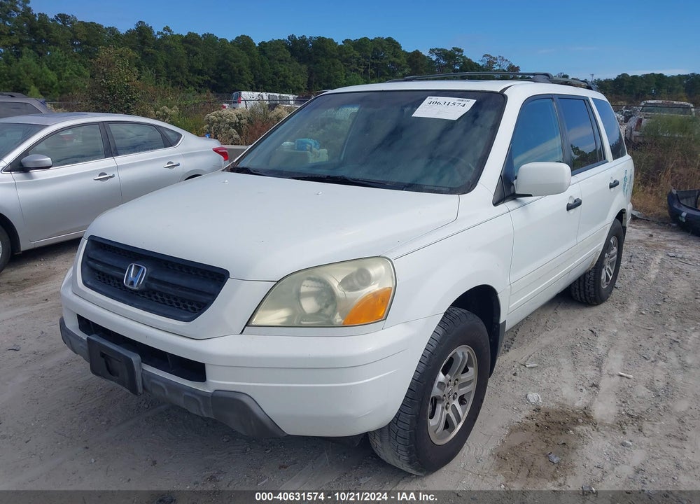 2005 HONDA PILOT EX-L VIN: 5FNYF18595B007917