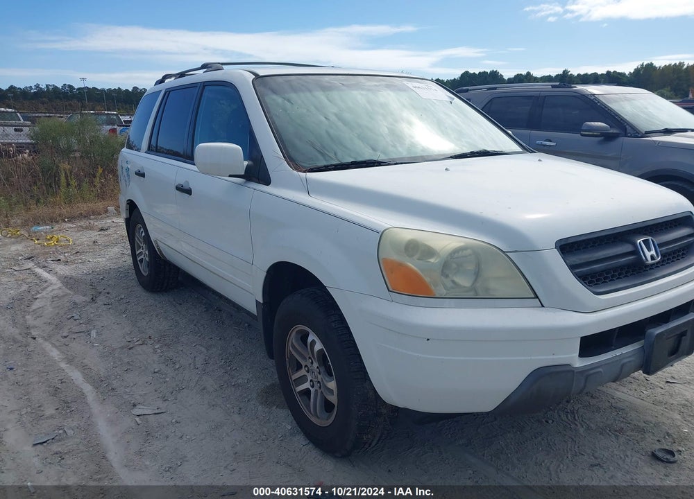 2005 HONDA PILOT EX-L VIN: 5FNYF18595B007917