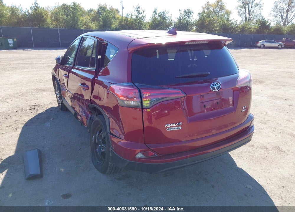 2018 TOYOTA RAV4 LE VIN: 2T3BFREVXJW783387