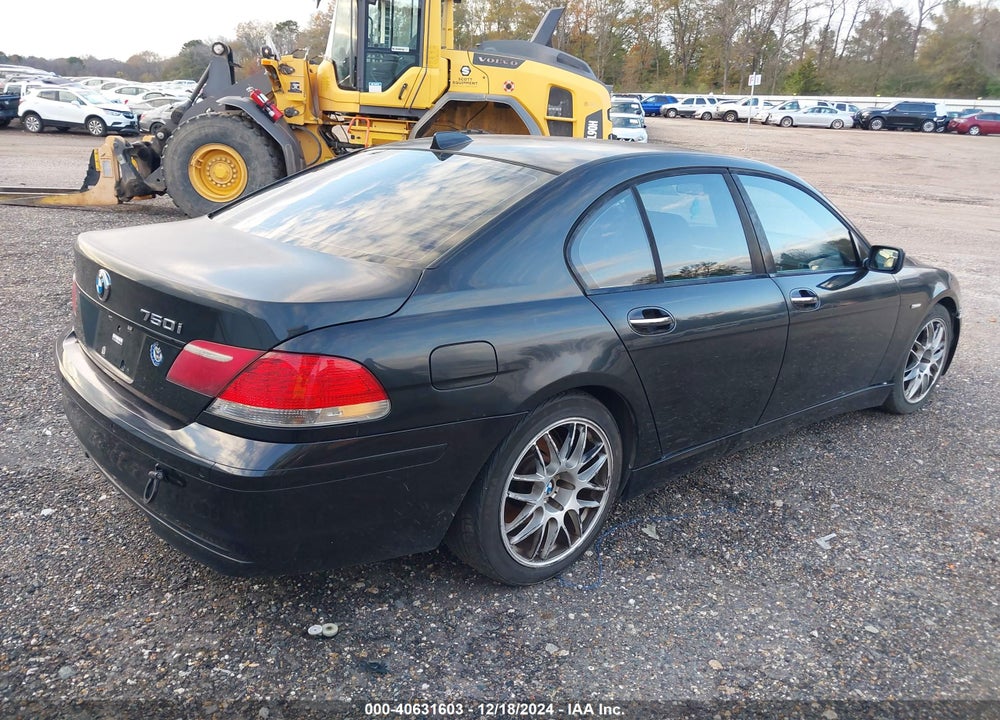 2007 BMW 750 I VIN: WBAHL83557DT10001