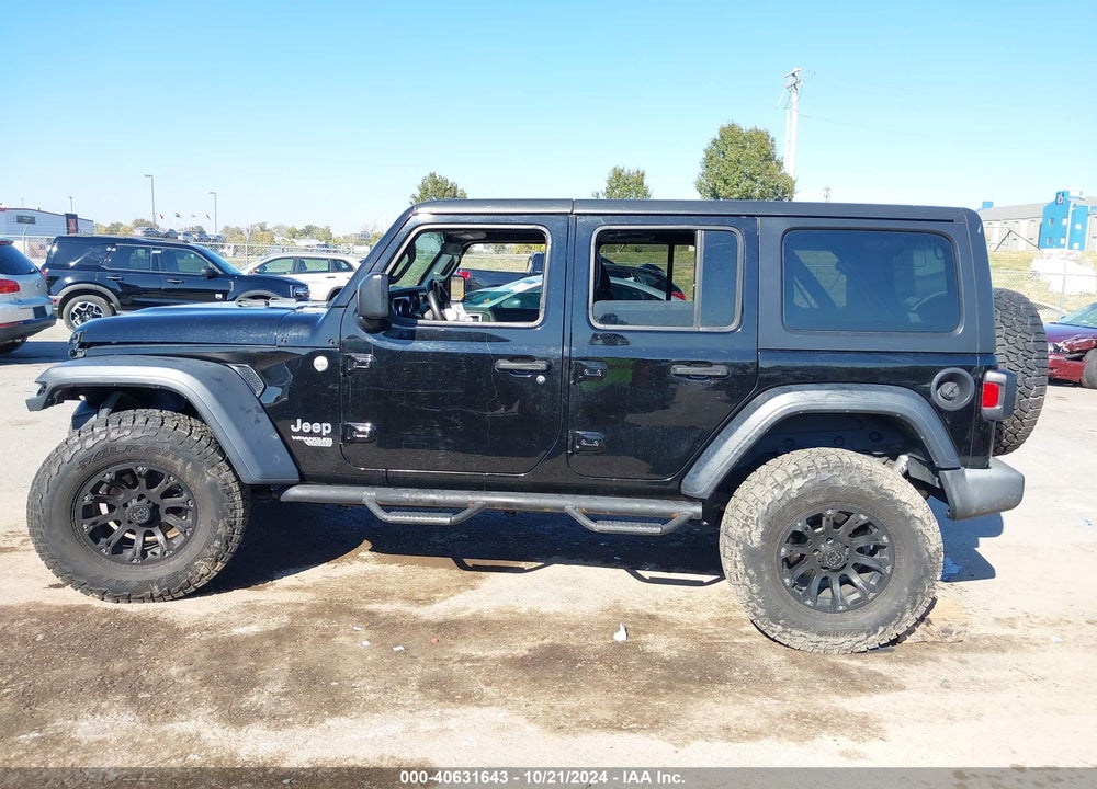 2018 JEEP WRANGLER UNLIMITED SPORT S 4X4 VIN: 1C4HJXDN4JW232341