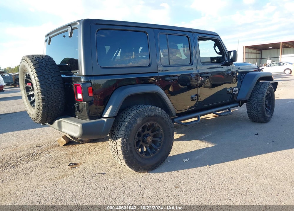 2018 JEEP WRANGLER UNLIMITED SPORT S 4X4 VIN: 1C4HJXDN4JW232341