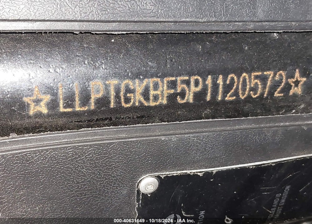 2023 JIAJUE JJ150T-16A VIN: LLPTGKBF5P1120572