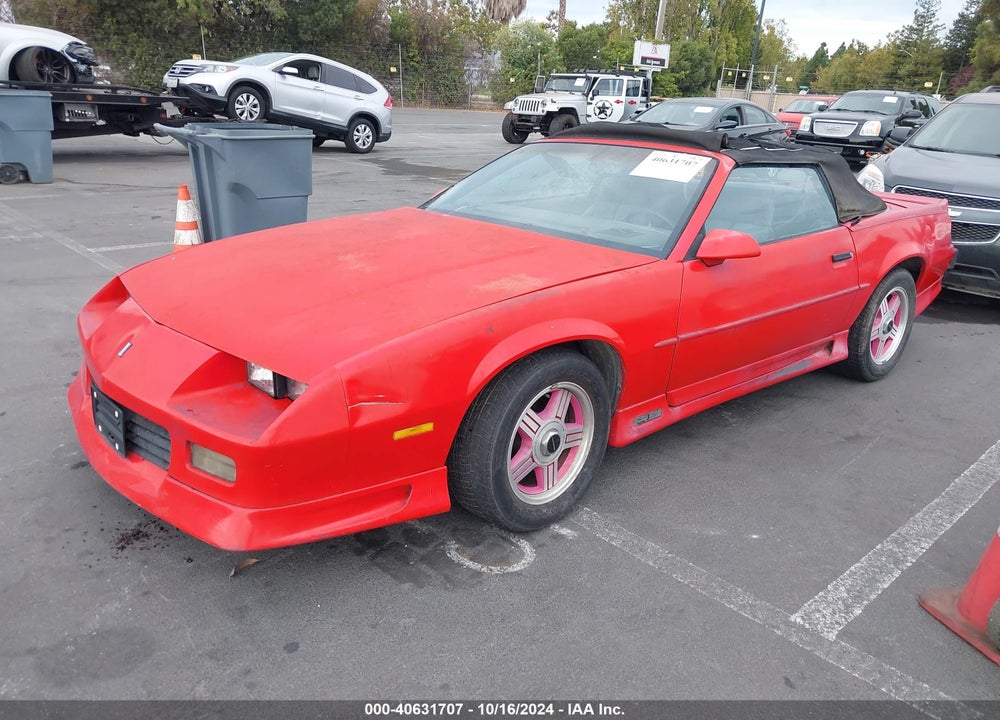 1991 CHEVROLET CAMARO RS VIN: 1G1FP33E3ML142130