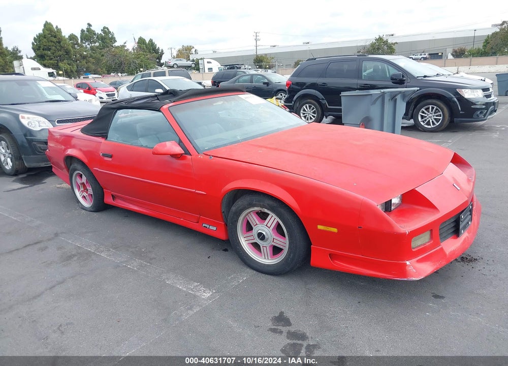 1991 CHEVROLET CAMARO RS VIN: 1G1FP33E3ML142130