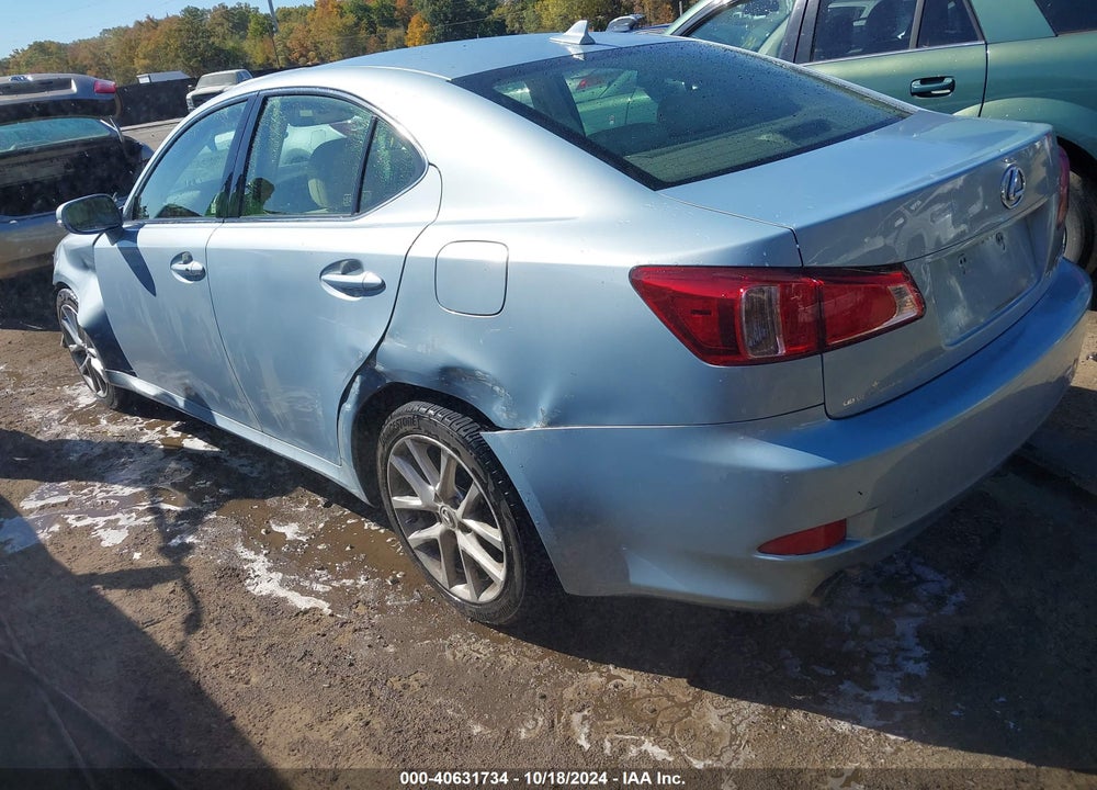 2012 LEXUS IS 250 VIN: JTHCF5C21C5060042