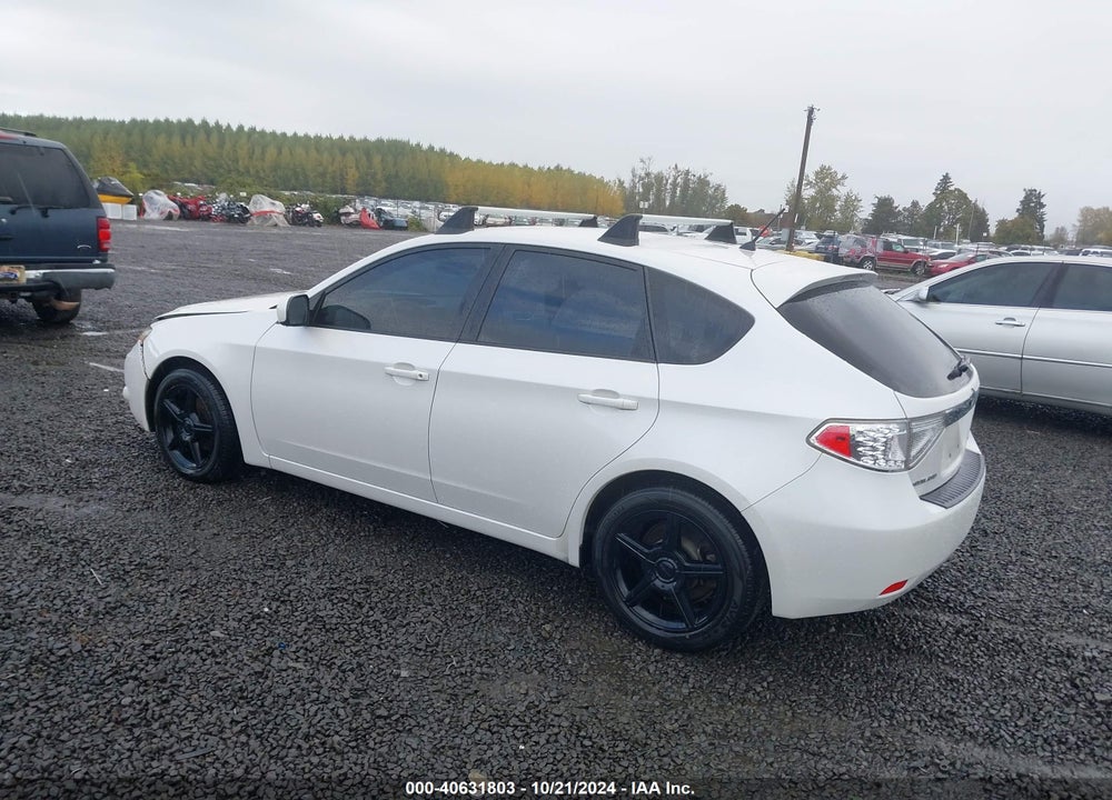 2008 SUBARU IMPREZA 2.5I VIN: JF1GH61688G821787