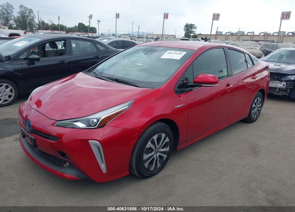 2019 TOYOTA PRIUS LE VIN: JTDL9RFU1K3001273