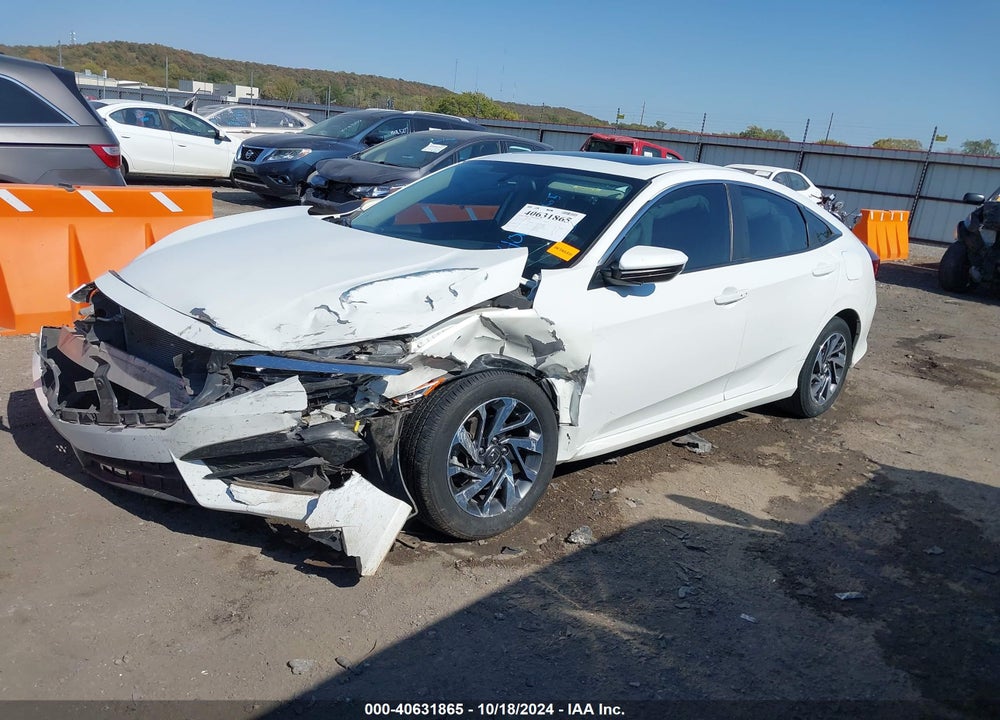 2018 HONDA CIVIC EX VIN: 2HGFC2F71JH501916