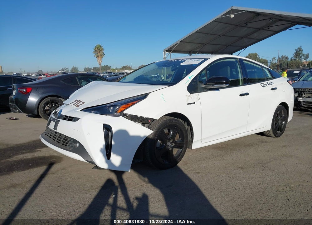 2022 TOYOTA PRIUS NIGHTSHADE EDITION VIN: JTDKAMFU9N3169480