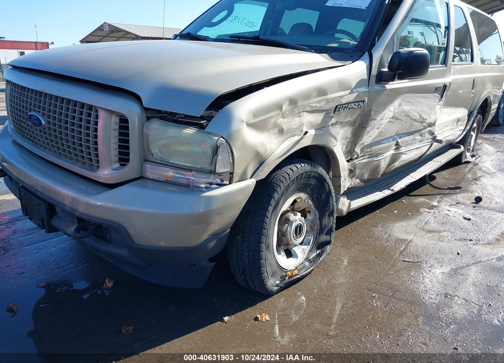 2004 FORD EXCURSION LIMITED VIN: 1FMNU43S84EA15302