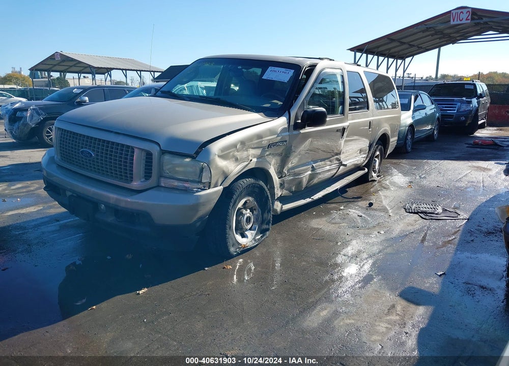 2004 FORD EXCURSION LIMITED VIN: 1FMNU43S84EA15302