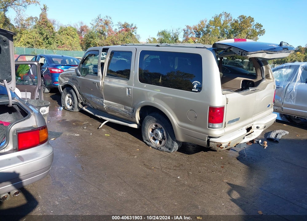 2004 FORD EXCURSION LIMITED VIN: 1FMNU43S84EA15302