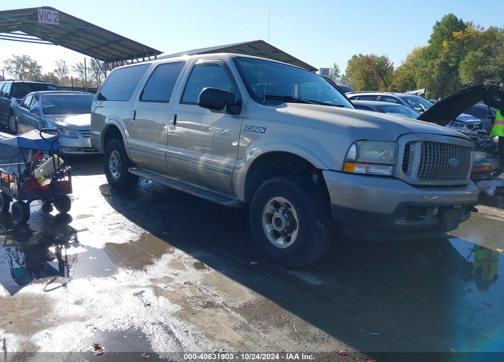 2004 FORD EXCURSION LIMITED VIN: 1FMNU43S84EA15302